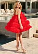 Rachel Allan 40260 Beaded Halterneck Tent Dress