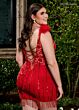 Rachel Allan 40278 Fringe Hem One Shoulder Dress