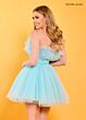 Rachel Allan 40366 Detachable Sleeves Strapless Dress