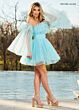 Rachel Allan 40366 Detachable Sleeves Strapless Dress