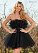 Rachel Allan 40366 Detachable Sleeves Strapless Dress