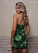 Rachel Allan 40400 Strapless Sweetheart Floral Dress