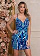 Rachel Allan 40403 Strappy Back Embellished Dress