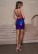 Rachel Allan 40406 Strappy Back Ombre Sequin Dress