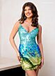 Rachel Allan 40406 Strappy Back Ombre Sequin Dress