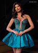 Rachel Allan 40420 Illusion Top Strapless Dress