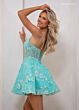 Rachel Allan 40430 Illusion Corset Lace Dress