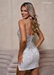 Rachel Allan 40441 Plunging Neckline Embellished Dress