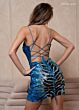 Rachel Allan 40452 Lace-Up Back Embellished Dress