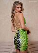 Rachel Allan 40452 Lace-Up Back Embellished Dress