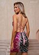 Rachel Allan 40452 Lace-Up Back Embellished Dress
