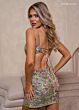 Rachel Allan 40463 Exposed Back Embellished Dress