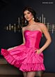 Rachel Allan 40470 Bow Back Strapless Dress