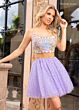Rachel Allan 40477 Beaded Top Two Piece Dress
