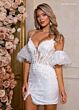 Rachel Allan 40482 Detachable Sleeves Corset Dress