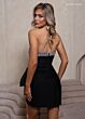 Rachel Allan 40511 Beaded Bust Strapless Dress