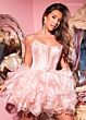 Rachel Allan 40536 Plunging Neckline Ruffle Dress
