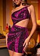Rachel Allan 40562 One Shoulder Beaded Dress