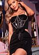Rachel Allan 40608 Front Bow Sequin Dress