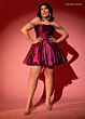 Rachel Allan 40636 Pleated Bodice Off The Shoulder Dress