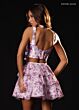 Rachel Allan 40674 Layered Skirt Floral 2-Piece Dress