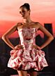 Rachel Allan 40684 Bubble Skirt Floral Print Strapless Dress