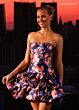 Rachel Allan 40684 Bubble Skirt Floral Print Strapless Dress