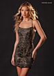 Rachel Allan 40691 Scoop Neckline Scalloped Hem Dress