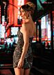 Rachel Allan 40694 Plunging Neckline Embellished Dress