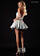 Rachel Allan 40695 Beaded Choker Bubble Skirt Dress