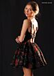 Rachel Allan 40711 Cutout Back Spaghetti Straps Floral Dress