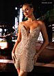 Rachel Allan 40712C Plunging Neckline Embellished Strapless Dress