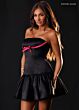 Rachel Allan 40714 Drop Waist Ruffle Skirt Strapless Dress