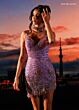 Rachel Allan 40715 Beaded Choker Multi-Strap Embellished Dress