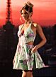 Rachel Allan 40719 Halter Neckline Floral Print Corset Dress