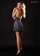 Rachel Allan 40723 Plunging Halter Neckline Backless Dress