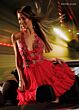 Rachel Allan 40727 Halter Neckline Ruffle Skirt Lace-Up Dress