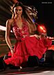 Rachel Allan 40727 Halter Neckline Ruffle Skirt Lace-Up Dress