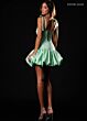 Rachel Allan 40730 Bubble Skirt Tie Straps Lace-Up Dress