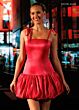 Rachel Allan 40730 Bubble Skirt Tie Straps Lace-Up Dress