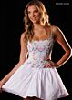 Rachel Allan 40732 Basque Waist Embellished Bodice Lace-Up Dress