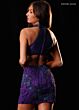 Rachel Allan 40736 Cutout Back High Neck Embellished Dress