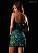 Rachel Allan 40740 Back Bow Embellished Skirt Strapless Dress