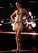 Rachel Allan 40747 Feather Hem Plunging Neck Glitter Dress