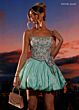 Rachel Allan 40748 Embellished Bodice Sheer Sides Dress