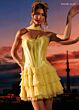 Rachel Allan 40752 Ruffle Neckline Lace-Up Corset Dress