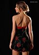 Rachel Allan 40754 Empire Waist Floral Beaded Skirt Dress