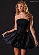 Rachel Allan 40766 Bubble Skirt Lace Corset Strapless Dress