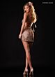 Rachel Allan 40792 Exposed Back Halter Strap Embellished Dress