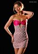 Rachel Allan 40818 Lattice Beadwork Front Keyhole Strapless Dress